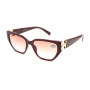 Тонированные пластиковые очки с диоптриями Favori 25706