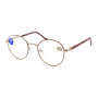 Круглые очки с диоптриями Sense 23301 blueblocher