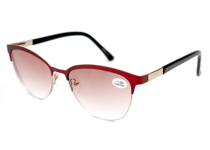 Женские тонированные очки с диоптриями Verse 20155
